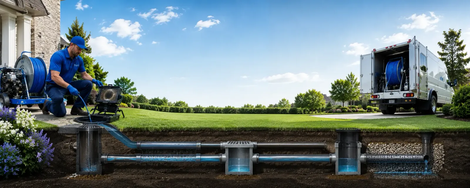 Outdoor drain cleaning information for Crystal Hill, VA